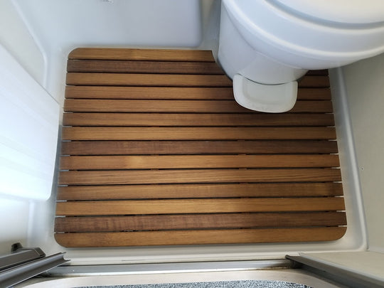 Teak Wet-Bath Floor Insert for CIRRUS 820 Camper