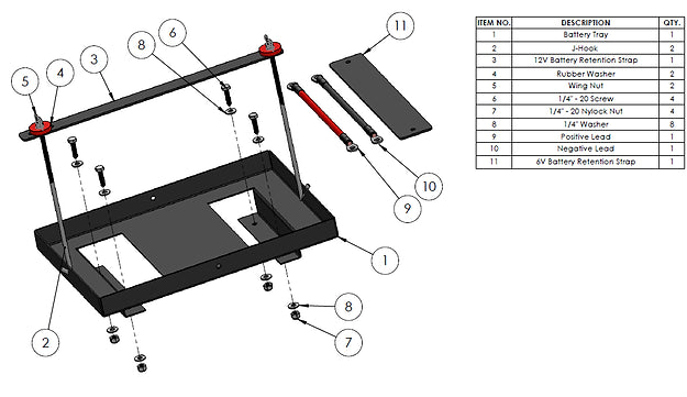 TAB Dual Battery Conversion Kit