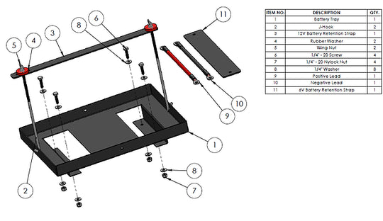 TAB Dual Battery Conversion Kit
