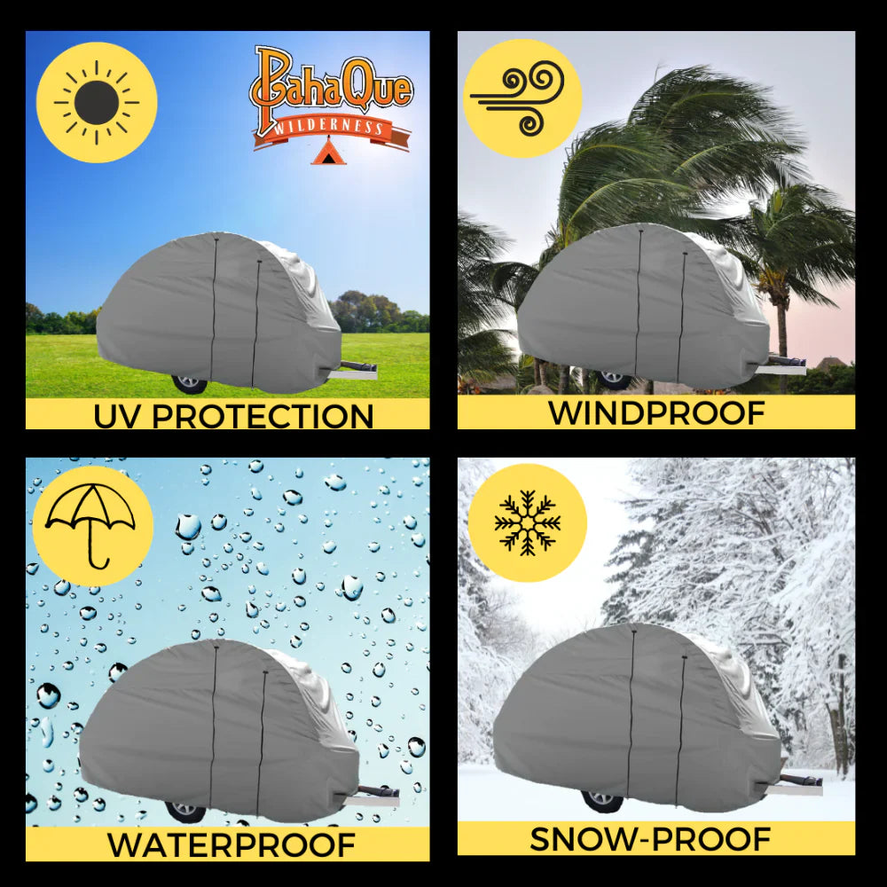 NuCamp TAB 320 Outback/Boondock Trailer Cover by PahaQue