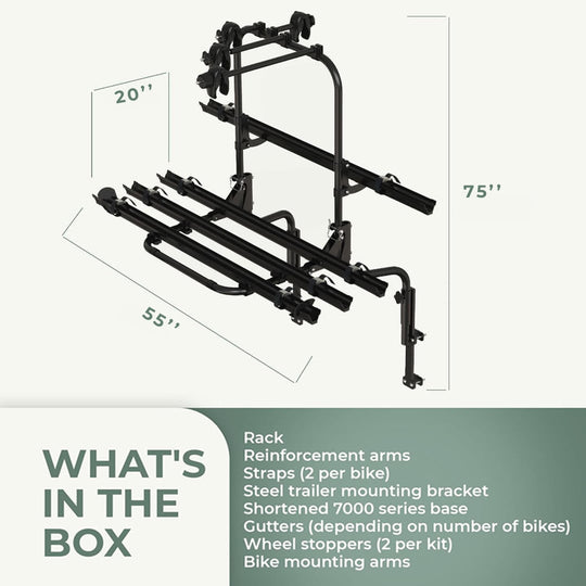 Arvika Long Boondock Bike Rack Kit