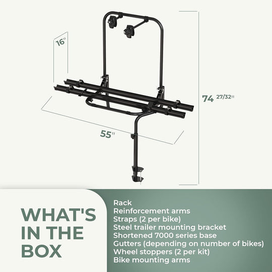 Arvika Teardrop Bike Rack Kit